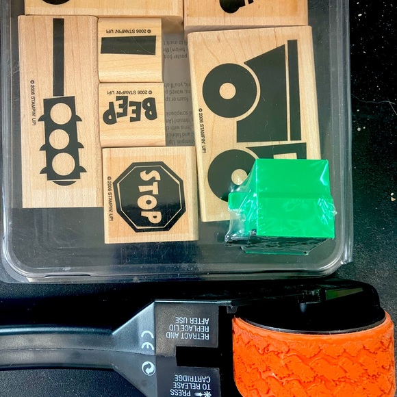 Stampin’ Up! By Land w/rolling stamp and ink - Picture 2 of 3